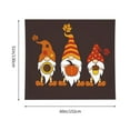 thumbnail image 3 of Sikiie Fall Gnomes tapestry wall hanging home decor for bedrooms, living rooms, dorms 60x51in, 3 of 6