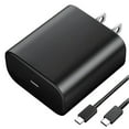 thumbnail image 2 of Bloque de carga y cable 45W Negro Tipo C Cargador de teléfono de carga ultrarrápida para Samsung S22Ultra US PLug, 2 of 8