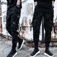 thumbnail image 1 of New Hong Kong Style Workwear Pants  Men‘s Solid Color Versatile Loose Trendy Large Size Leggings, 1 of 6