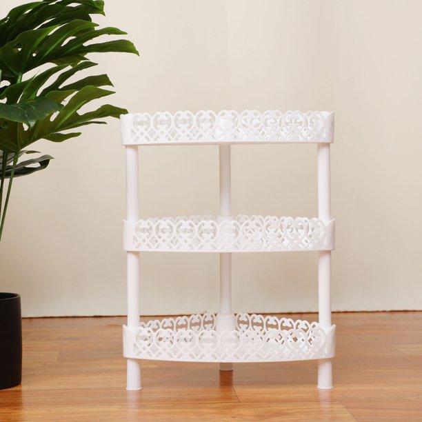 3 Tier Shower Shelf, Rack Shelves Triangle Plastic Holder Organizer for