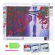 thumbnail image 3 of Artesanía De Bordado De Diamantes, Hermoso Kit De Pintura De Diamantes De 11,8x15,8 Pulgadas Hecho A Mano, Sala De Estar Para Dormitorio ANGGREK BI3115, 3 of 8