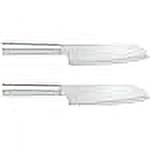 Rada Cutlery Cook's Knife, Silver Handle, Pack of 2