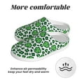 thumbnail image 6 of Picia Leopard print St. Patrick's Day for Women's Lamb-hug Comfy Fleece House Slippers Memory Foam, Slip-on House Shoes Indoor Outdoor-42/43, 6 of 7