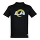 thumbnail image 3 of NFL Playera Aficionado Básica Los Angeles Rams Negro para Hombre, Talla Chica, 3 of 9