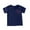 Blue, variant on Utoimkio Kids Boys Girls Casual Heart Print Short Sleeve T-Shirts Summer Casual Crewneck Tee Tops for Boys Girls 4-16 Years