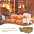 thumbnail image 6 of Bread Basket, Rectangle Imitation Rattan Bread Basket ,Food Serving ,Restaurant Serving/Diplay for Fruit Food Vegetables, 6 of 9