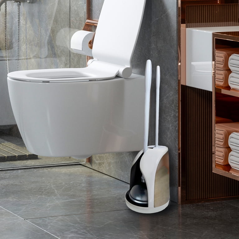 Dr. Rooter Freestanding Bath Caddy Set with Brush and Plunger photo 8