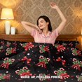 thumbnail image 7 of Yspwyqan Christmas Full Size Bedding Set, Cane Candy Soft Breathable Bed in a Bag Comforter with 2 Pillow Shams for Holiday Bedroom Guest Room Decor, 7 of 7