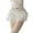 White, variant on Musuos Women's Lace Mini Skorts Sweet Elastic Low Waist Layered Ruffle Bow Decor Summer Shorts