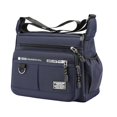 thumbnail image 2 of Men Shoulder Bag with Zipper Closure with Adjustable Shoulder Strap Handbags blue, 2 of 8