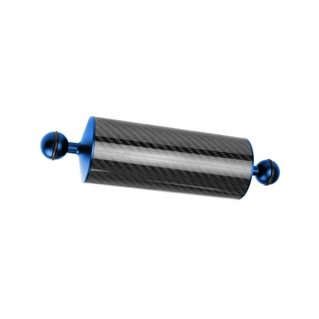 facefd Underwater Diving Carbon Fiber Float Arm Ball Buoyancy Extend Bracket Blue