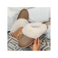 thumbnail image 4 of Women's Cozy Winter Slippers with Plush Fleece Lining, Fluffy Moccasin Design, and Non-Slip Platform, 4 of 8