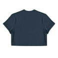 thumbnail image 5 of Evdexr Men's Boxy Cropped Cut T Shirts Short Sleeve Round Neck Tee Casual Basic Tops Navy S, 5 of 5