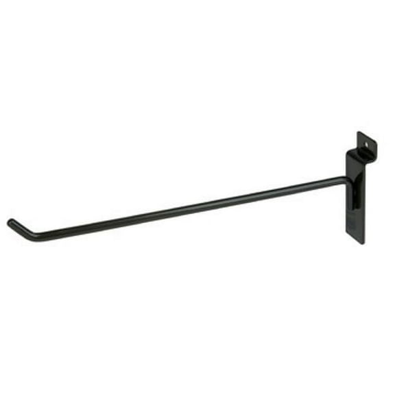 10" BLACK SLATWALL PEG HOOKS (100 PCS)