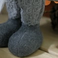 thumbnail image 3 of Northlight 18" Dark Grey and White Table Top Christmas Gnome Decoration, 3 of 4