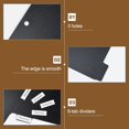 thumbnail image 2 of Multibey 8-Tab PP Dividers for 3-Ring Binders, Black Index Sheets for Notebooks (1 Set), 2 of 6