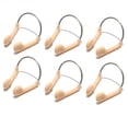 thumbnail image 4 of EeaseCA 6 Pcs Nose Clip Swimming Training Protector Steel Wire Metal Frame Silicone Nose Clips with Strap for Adults Kids Beginners Swimming Accessory, 4 of 7