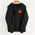 thumbnail image 5 of PNTUTB Women's Hooded Drawstring Sweatshirt Long Sleeve Pullover Halloween Print Casual Loose Comfort Fall Winter Fashion Trendy Top with Pocket, 5 of 7