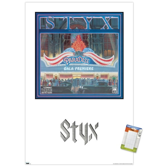 Styx - Paradise Theatre Album Series Wall Poster, 22.375" x 34"