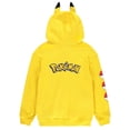 thumbnail image 3 of Pokemon Pikachu Costume Hoodie with 3D Ears, Long Sleeve Hooded Sweatshirt, Boys S-XL, 3 of 7