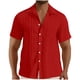 thumbnail image 1 of pstuiky camisetas de hombre, Camisa deportiva de color liso para hombre con solapa, manga corta, top/camisa con solapa ropa de hombre xxl, 1 of 5