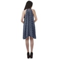 thumbnail image 4 of Moomaya Tunique Imprimée Robe Débardeur Robe Évasée Col Licou Mini Robe d'Été, 4 of 4