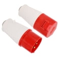 thumbnail image 4 of 3-Phase Power Plug Set, Heat Resistance Industrial Connector Anti-drop Design Industrial Plug Connector Set  For Stationing For Water Conservancy, 4 of 8