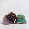 thumbnail image 2 of CoCopeaunts Women Bucket Hat Garden Fisherman Hat Autumn Winter Warm Flower Knitting Woven Basin Hat Daily Street All-Match, 2 of 8