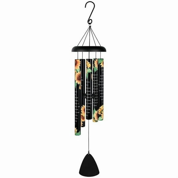 AMAZING GRACE Sunflowers 38" Picturesque Sonnet Wind Chime, by Carson