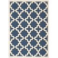 thumbnail image 3 of Safavieh Courtyard Polypropylene Medium Rectangle Rug CY6913-268-5 in Navy and Beige, 3 of 4