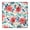 Flower P, variant on Safari Jungle Island Fitted Tablecloth - Artistic Square Cover for Tropical Boho Outdoor Dining & Picnic (Windproof Design)