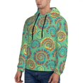 thumbnail image 2 of Hoodies for Men - Colourful Tie Dye Long Sleeve Comfrt Men'S Fashion Hoodies & Sweatshirts, Sweatshirts for Men Hoodies Pullover Clothing Clothes with Pouch, 2 of 7