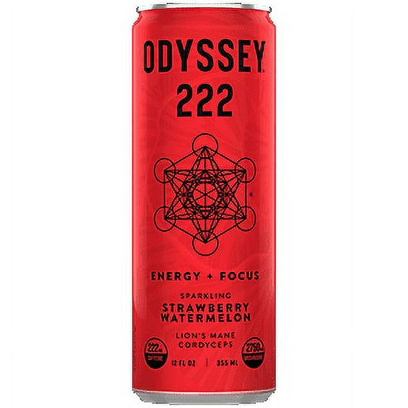 Odyssey Sparkling Strawberry Watermelon Functional Energy 12 - 12 fl oz Cans