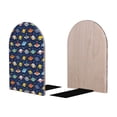 thumbnail image 2 of Naloa Planets And Stars 2 Pcs Bookend Large Capacity Office Book Ends for Home Office Library School Study Decoration, 2 of 8