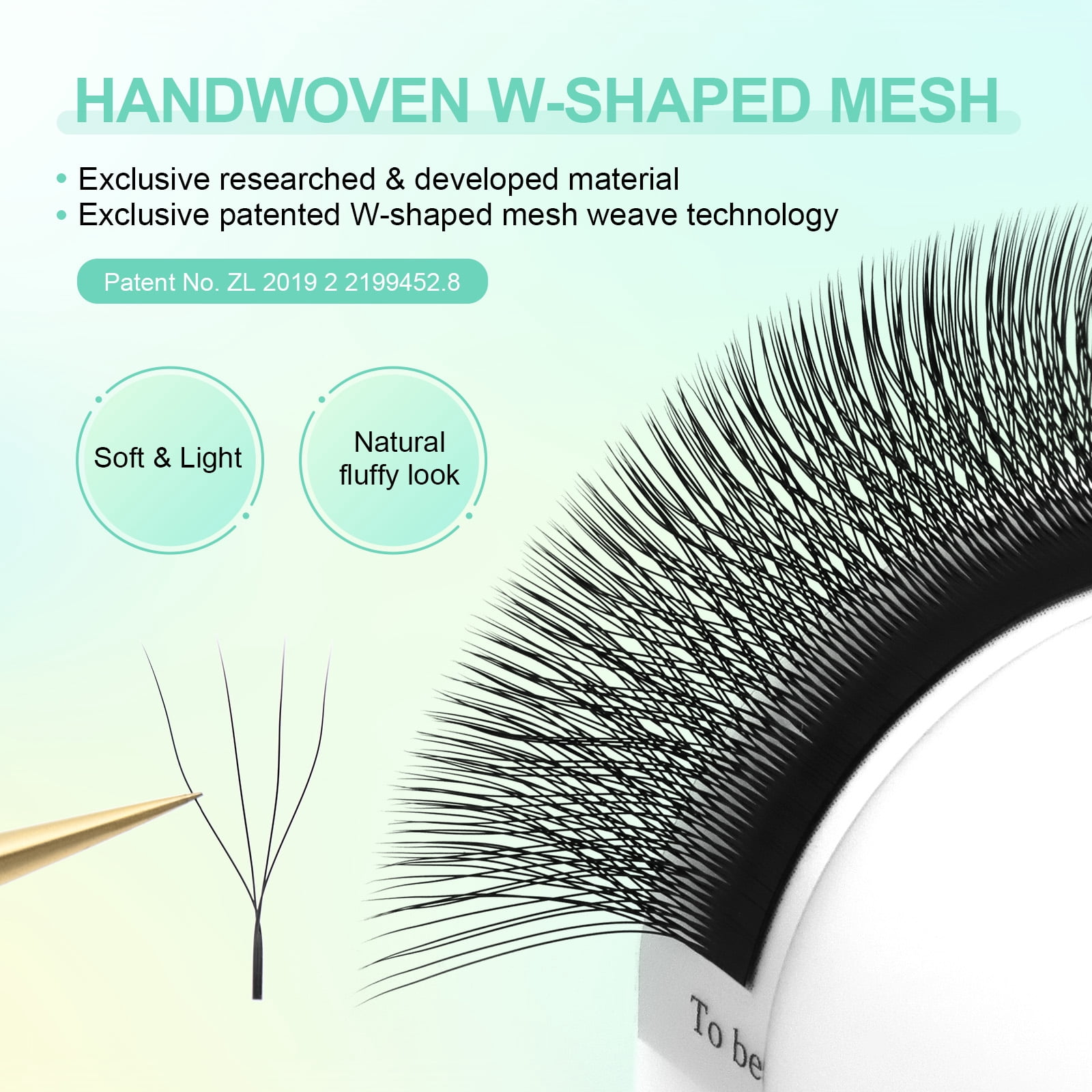 NAGARAKU Local Delivery Fast Free Ship From USA 5 Cases Shape W 4D W Eyelashes 0.07D 10 11 12 13 Mix8-15