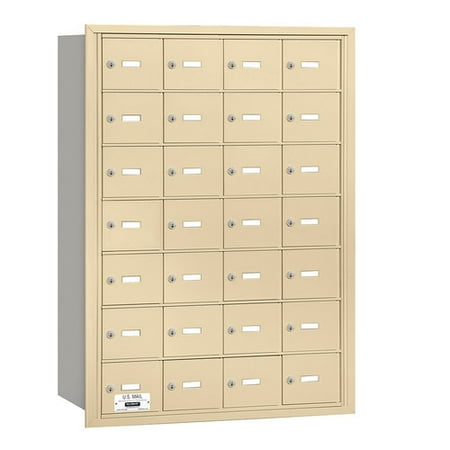 Salsbury Industries 28 Door Rear Load 4B Horizontal Mail Center