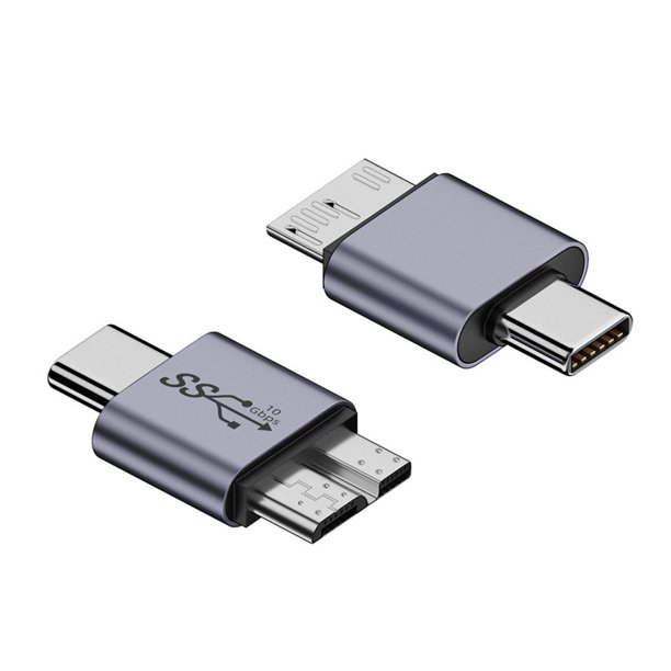 Adaptador de transferencia de datos para cable de disco duro (Tipo C macho a Micro B hembra)