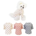 thumbnail image 5 of Autumn Winter Pink Beige Gray O-neck Lace Dog Supplies Sweater Heart Pattern Pet Clothes Puppy Hoodies Dog Shirts Pet Sweatshirt GREY XXL, 5 of 8