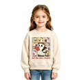 thumbnail image 3 of Likimi Toddler Kids Girls Halloween Sweatshirts Hallowmas Ghost Print Crew Neck Sweatshirt For Girls Long Sleeve Loose Fit Comfortable Pullover Size 2-3 Years, 3 of 3
