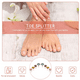 thumbnail image 2 of Separador de dedos de silicona reutilizable para pedicura, manicura y aplicación de esmalte de uñas., 2 of 5