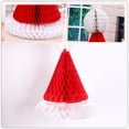 thumbnail image 3 of 6pcs Decoración de Navidad Papel de abeja Papel Navidad Sombreros Adornos de árbol de Navidad, 3 of 5