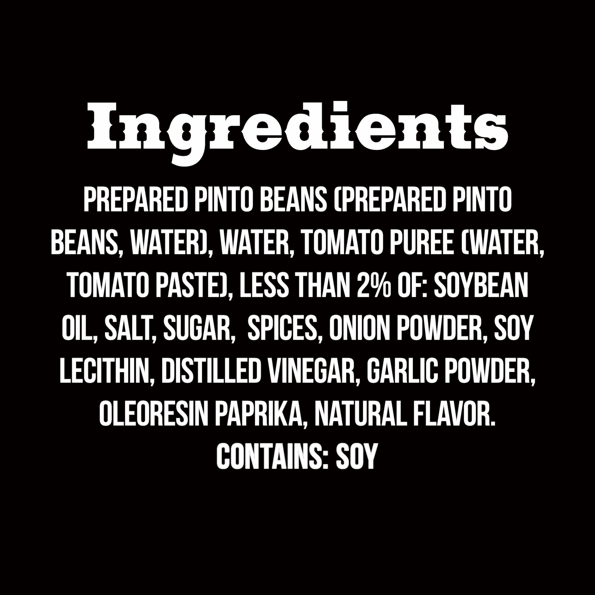 (4 pack) Ranch Style Pinto Beans Microwavable Cups, 7.25 oz.