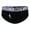 Black, variant on Men's Underwear Briefs Seamless Wicking-Moisture Support U Pouch Soft Underwear Quick-Dry Mid Waist Sculpted Trunk for Men
