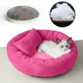 thumbnail image 4 of EWASWON Round Donut Cat and Dog Cushion Bed, Anti-Slip & Water-Resistant Bottom, Super Soft Durable Fabric Pet Beds, Washable Luxury Cat & Dog Bed, 4 of 8