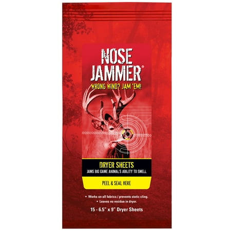 Nose Jammer Dryer Sheets, 20 count