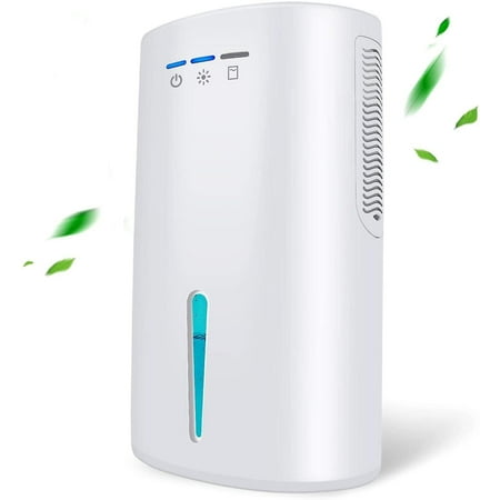 Electric Dehumidifier, 2000ml Mini Air Dehumidifiers Quiet Moisture Absorber Portable Water Tank ...