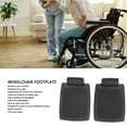 thumbnail image 3 of Pedal de Pie de Silla de Ruedas, Superfices Texturizadas Con Fútbol de Silla de Ruedas de 2 piezas nylon universal para actualización, 3 of 7