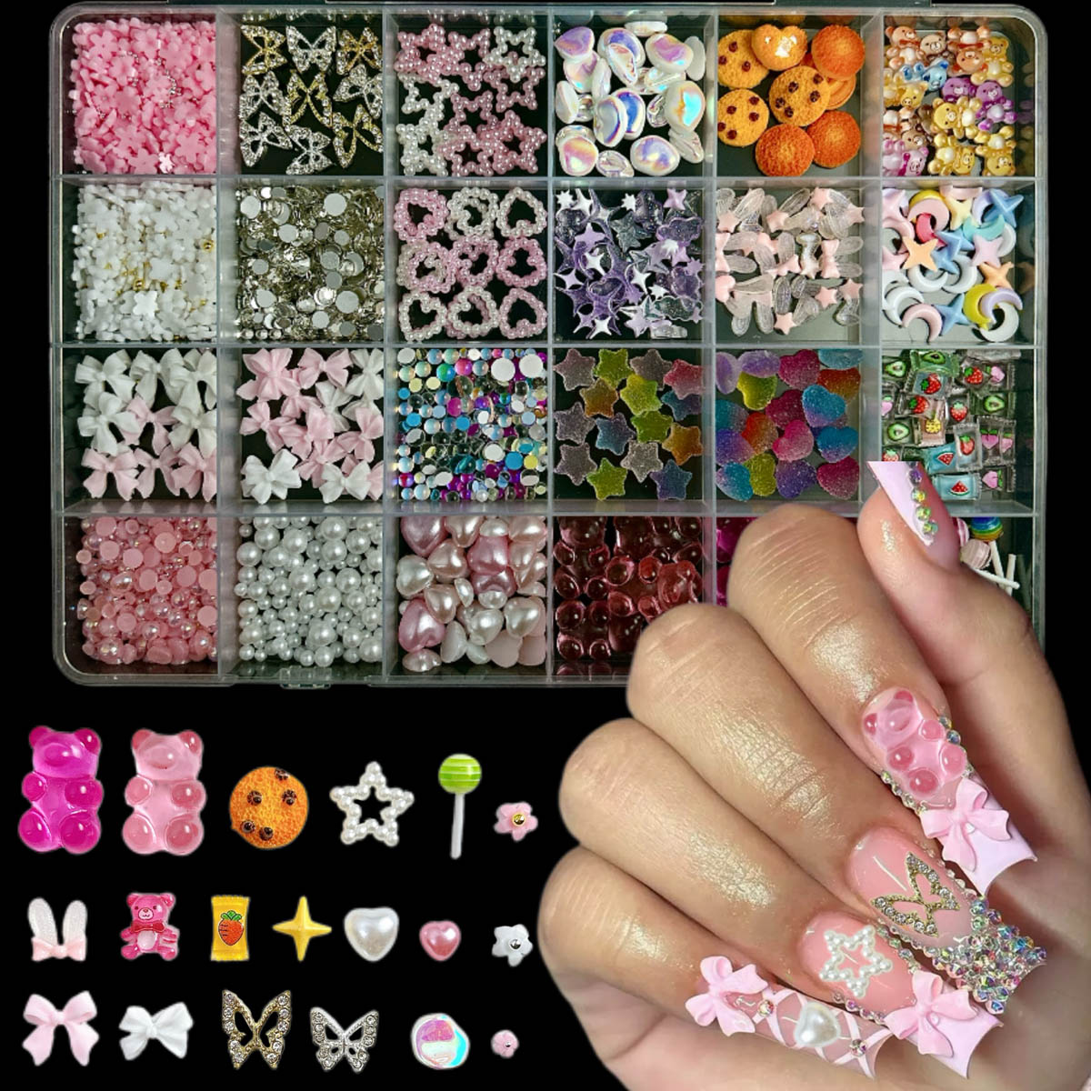 Cra-Z-Art Shimmer 'n Sparkle 8-in-1 Lite-Up Designer Nail Studio