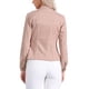 thumbnail image 3 of Chaquetas de mezclilla para mujer INSPIRE CHIC con cuello alzado, mangas largas, chaquetas de jean cortas, rosa M, 3 of 6