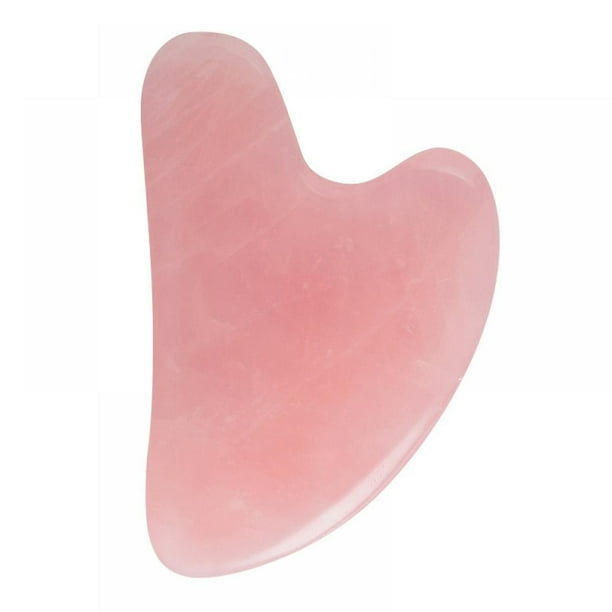 Authentic Gua Sha Facial Tool, Rose Quartz Gua Sha Massage Tool